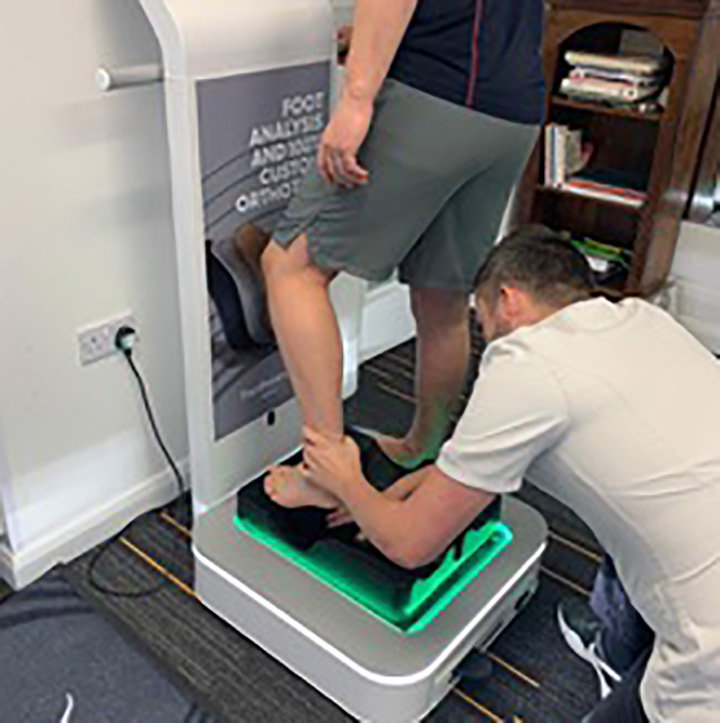 Gareth Maguire Sports podiatrist working