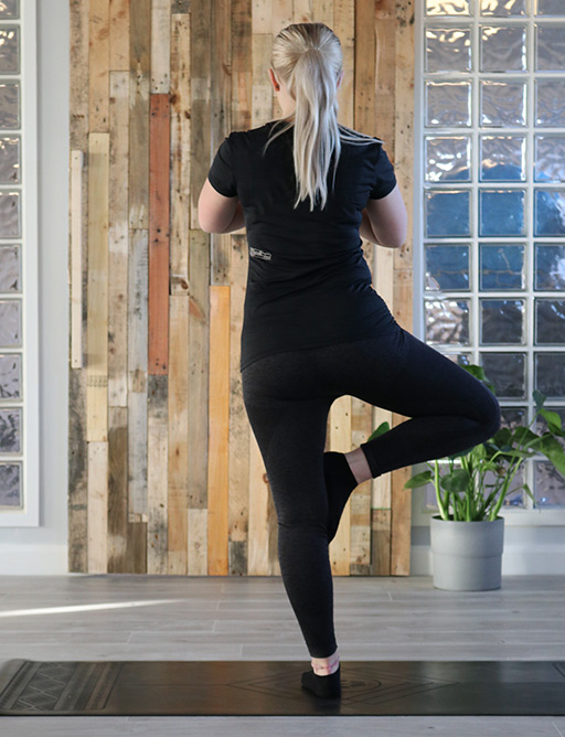 Woman Practicing Yoga